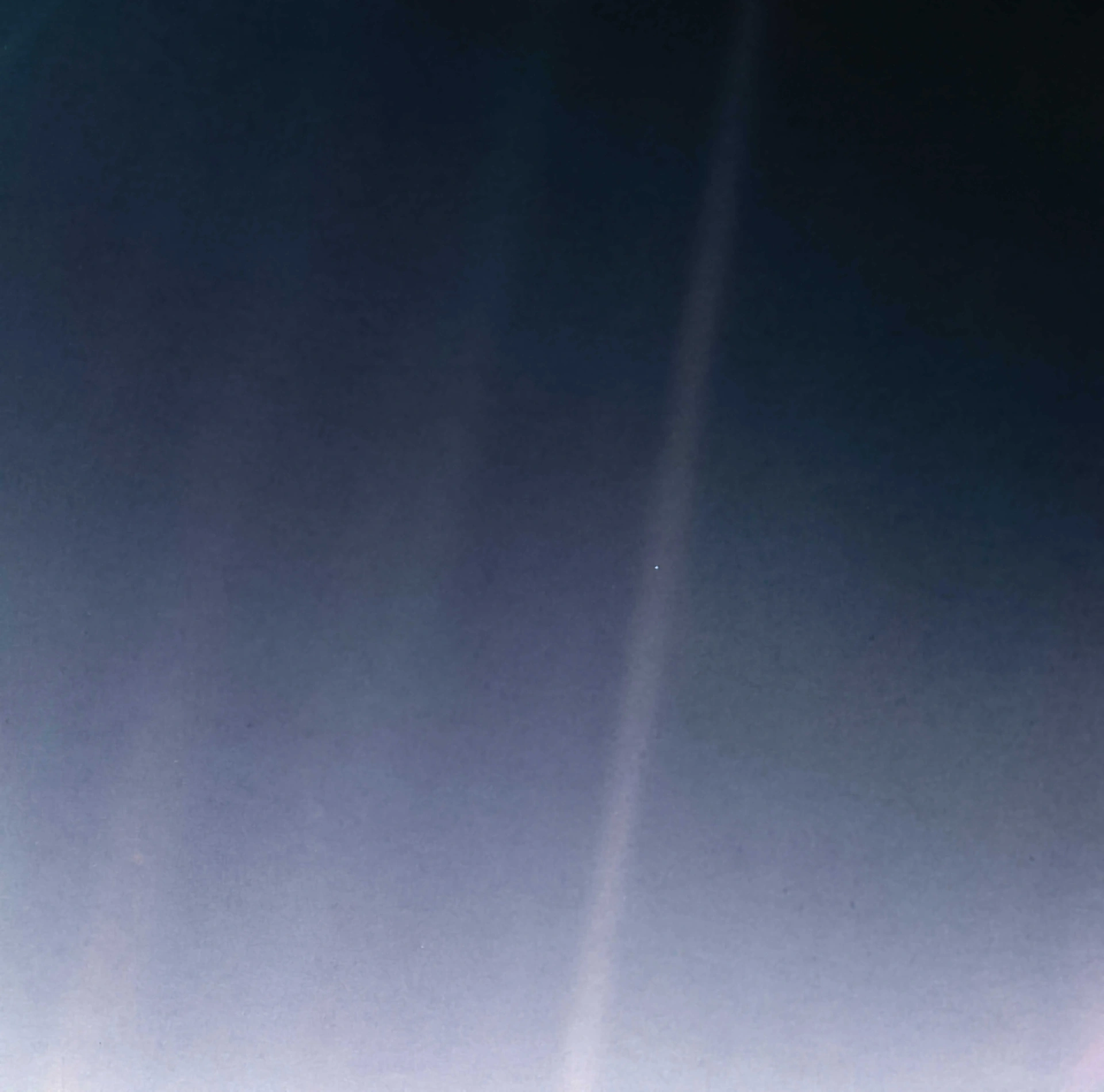 Pale Blue Dot — Earth as seen by Voyager 1